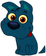 Mini Pet Pals Moby the Dog Happy