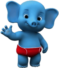 Word Party Bailey the Elephant Waving