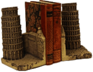 Tower Of Pisa Bookends