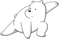 Ice Bear Doing Exercices