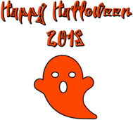 Happy Halloween 2018 Scary Font Ghost