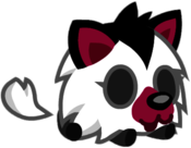 White Fang the Musky Husky Sleeping