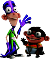 Fanboy and Chum Chum Waving