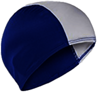 Blue and White Swimming Hat