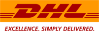 DHL logo and separate slogan