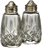 Crystal Salt and Pepper Set