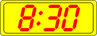 Digital Clock 8:30