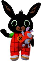Bing Bunny Holding Hoppity