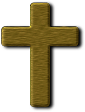 Wooden Shaded Cross