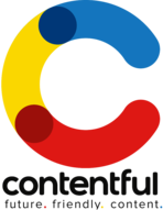 Contentful logo and slogan