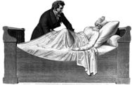 Victorian Doctor Examination of a Patient Diagnosed with Hysteria