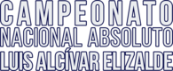 Campeonato Nacional Absoluto Luis Alcivar Elizalde