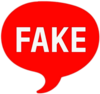 Fake Speech Bubble