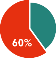60% Pie Chart