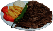 Kebab Meat on A Plate