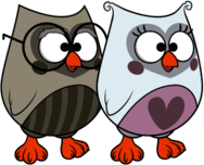 Grandma and Grandpa Owl
