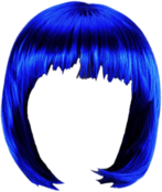 Wig Blue Bob