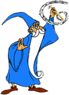 Merlin Casting A Spell