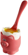 Piggy Egg Cup and Spoon