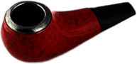 Short Red and Black Pipe
