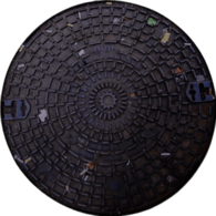 Manhole Cover In Paris