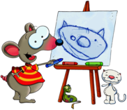 Toopy & Binoo Drawing
