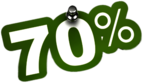 70% Discount Sticker