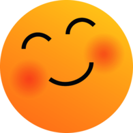 Blush Reaction Emoji