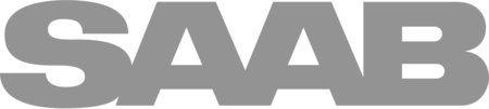 Saab Wordmark Grey