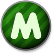 Letter M Green Roundlet
