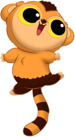 Roodee Sitting on Tail