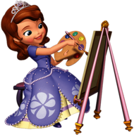 Princess Sofia Painting