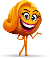Smiler Emoji Movie Character