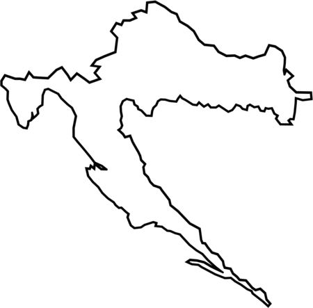 croatia map