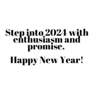 New Year 2024 Enthusiasm