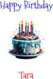 Happy Birthday Tara Custom Message