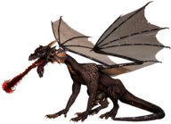 Dragon Spitting Fire