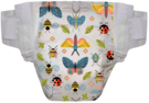 Diaper With Insect Drawings