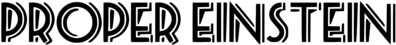 Proper Einstein