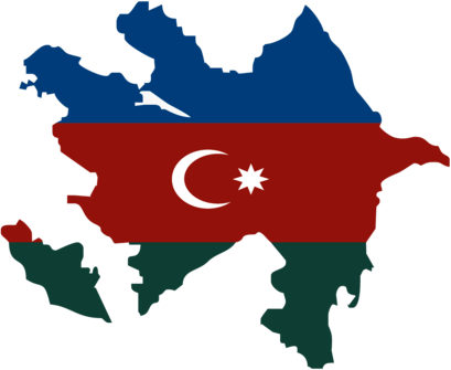 azerbaijan map
