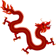 Yellow Red Dragon