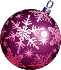 Purple Ball Christmas
