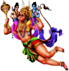 Hanuman Flying