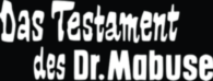 Das Testament Des Dr Mabuse