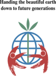 Handing the beautiful earth