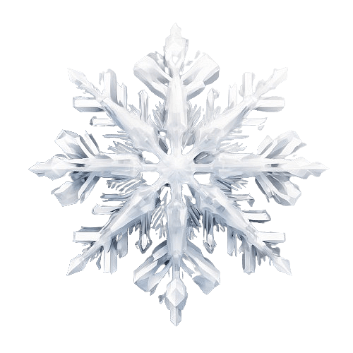 Snowflake with 3D Effect