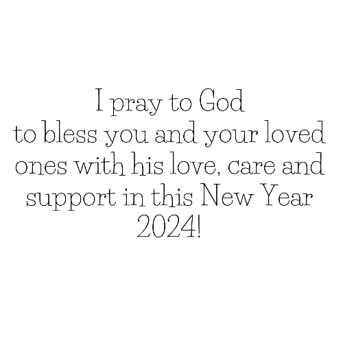 New Year 2024 Prayer to God