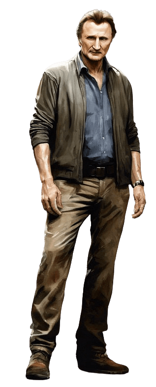 Liam Neeson full body