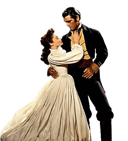 Clark Gable and Vivien Leigh in Gone With the Wind