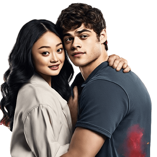 Noah Centineo and Lana Condor in To All the Boys I Loved Before